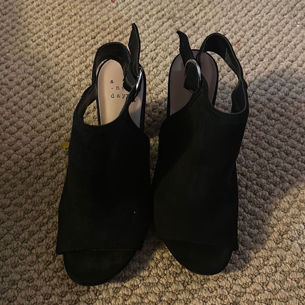 Black shoes 6 1/2 purchased at Target brand is A New Day